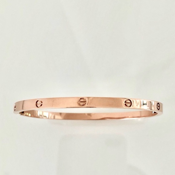 Rose Gold Screw Bracelet Small Model - Picture 10 of 10